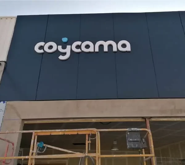 RS rotulación de fachadas Coycama