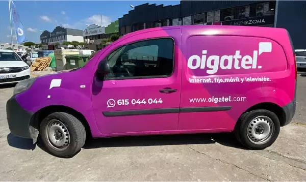 Rotulación Sagunto rotulación de vehículos Oigatel Internet, fijo, móvil y televisión