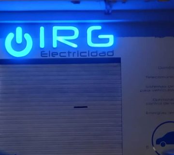 Diseño y rotulación personalizada en Sagunto Fabricación de rótulos en Sagunto rótulos luminosos de electricidad IRG